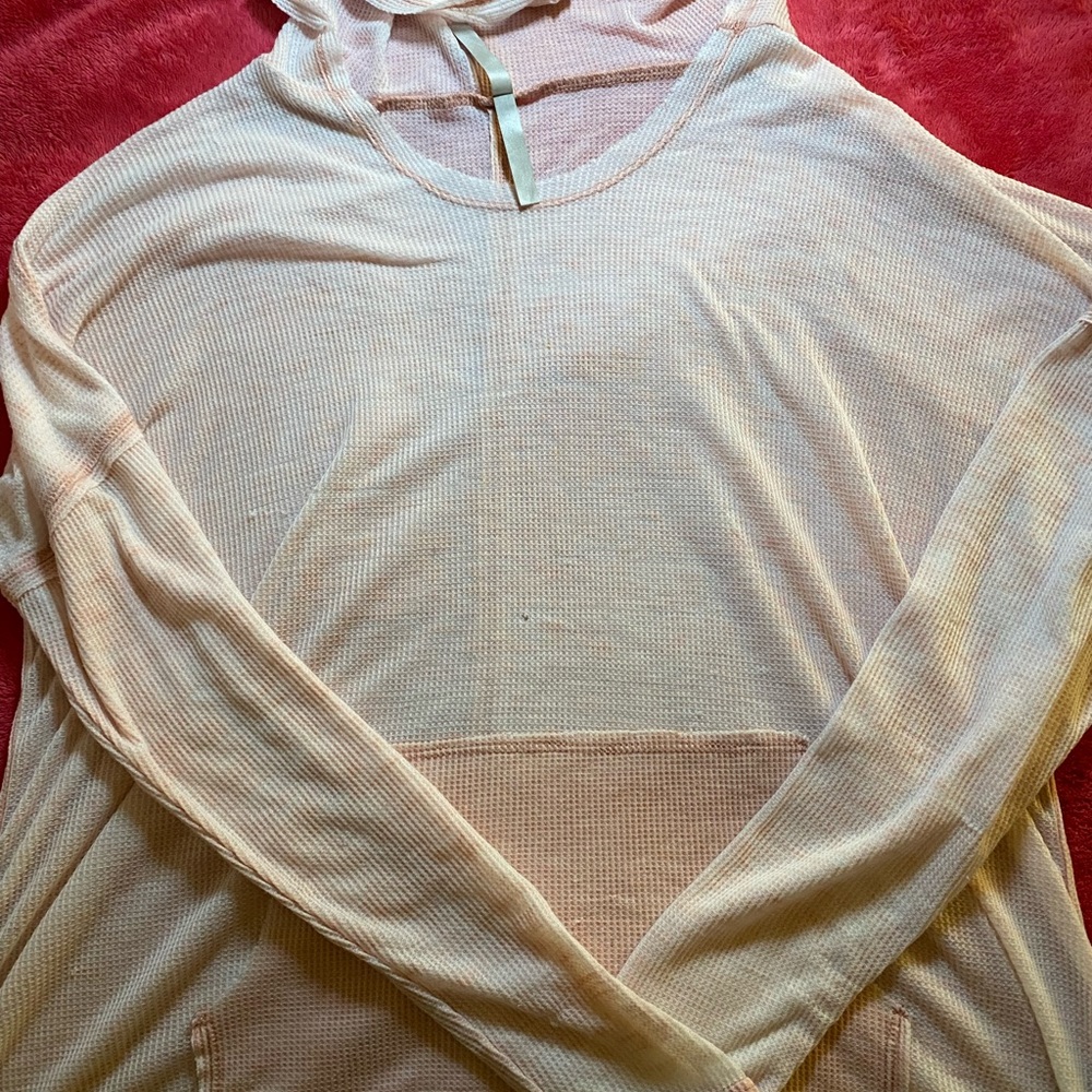 Light pink thin hoodie